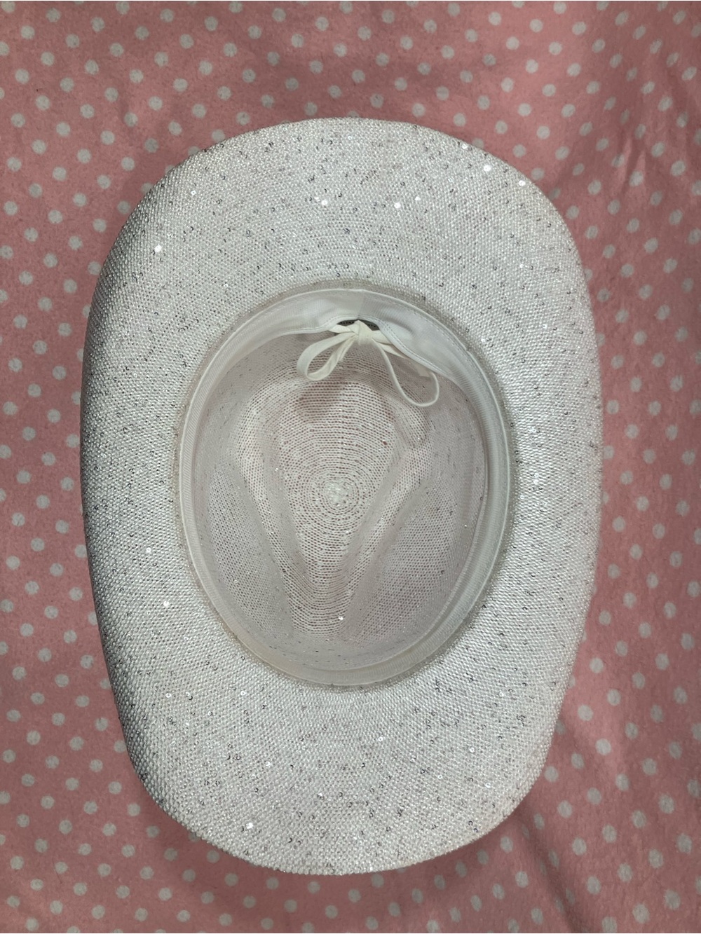 Stylish Women's White Straw Cowboy Hat - Picture 7 of 14